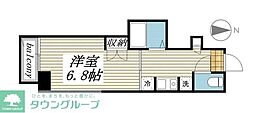 SAビル 1Kの間取図画像