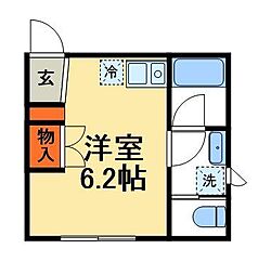 仮称 柏市明原3丁目計画 ワンルームの間取図画像