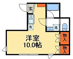 仮称 柏市明原3丁目計画 ワンルームの間取図画像