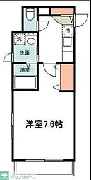 咲夙花 1Kの間取図画像