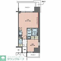 プレジオ川口 1LDKの間取図画像