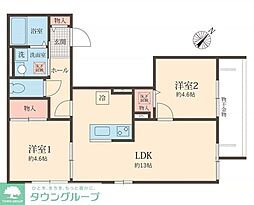 （新築）さいたま市岩槻区美園東一丁目計画 101 1階2LDKの間取り