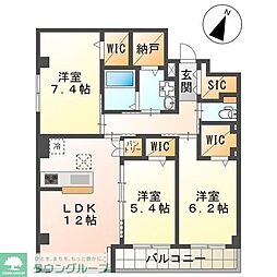 間取図画像 3LDK