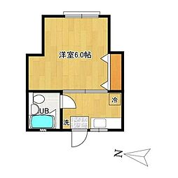 マルタハイツ 1Kの間取図画像
