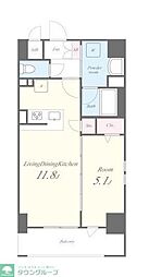 さいたま市大宮区高鼻町1丁目マンション 1LDKの間取図画像
