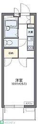 レオパレスヴァンルミエール 1Kの間取図画像