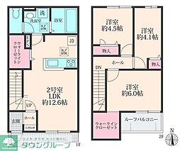 カーサポポラーレ 3LDKの間取図画像