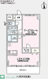 ノーストラスト 1SLDKの間取図画像