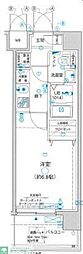グランフォース西川口 1Kの間取図画像