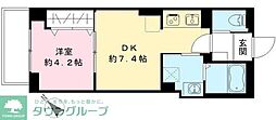 ラ フレーズ 1DKの間取図画像