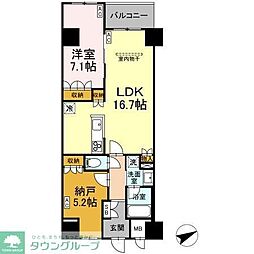 サンジョイアゼロ 1SLDKの間取図画像