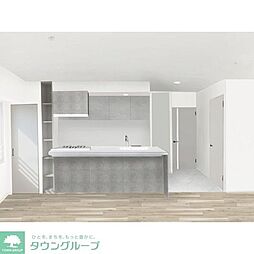 ドゥーエ向島II 11階1LDKのリビング/ダイニング