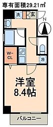 JR山手線 秋葉原駅 徒歩5分の賃貸マンション 6階1Kの間取り