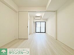 都営大江戸線 森下駅 徒歩5分の賃貸マンション 13階1DKのリビング/ダイニング