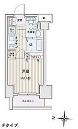 エスティメゾン錦糸町2 1Kの間取図画像