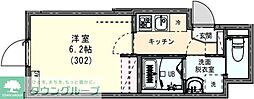KEI新小岩 1Kの間取図画像