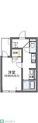 LEONEXTルーチェ 1Kの間取図画像