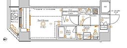 ラフィスタ新小岩 1Kの間取図画像