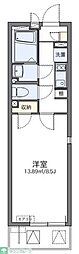 LEONEXTキオラ 1Kの間取図画像