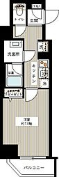アイルラメール錦糸町 1Kの間取図画像
