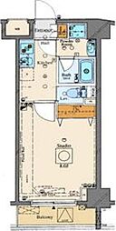 CALMKOIWAWEST 1Kの間取図画像