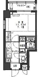 サムティレジデンス市川 1Kの間取図画像