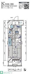 MAINSTAGE船堀 1Kの間取図画像