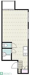 三好屋南小岩ビル ワンルームの間取図画像