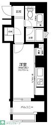 グランプレオ武蔵野 ワンルームの間取図画像