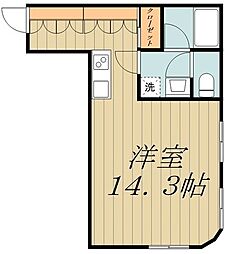 アール吉祥寺 ワンルームの間取図画像