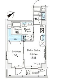 STANDZ高井戸 1LDKの間取図画像