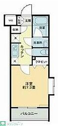 patio阿佐ヶ谷 1Kの間取図画像