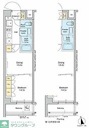 RESIDENCEKLENJI 1DKの間取図画像