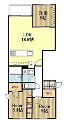 EDIT吉祥寺 3LDKの間取図画像