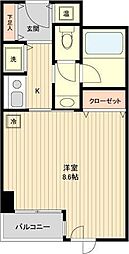 コンフォート荻窪 1Kの間取図画像
