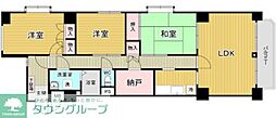 パークファミリア 3LDKの間取図画像