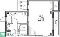 メゾンフラワー西荻北 1Kの間取図画像