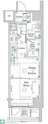 Raffistar中野本町 1DKの間取図画像