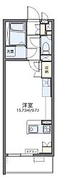 レオネクストＡＤＡＭＡＮＴIII 1階ワンルームの間取り