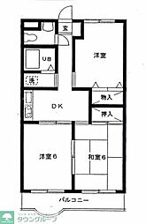 エスケーマンション 3Kの間取図画像