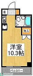 ヘリオス378国分寺 ワンルームの間取図画像