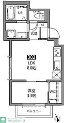 LAGOM 1LDKの間取図画像