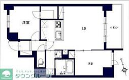 センチュリー八王子ルミエール 2LDKの間取図画像