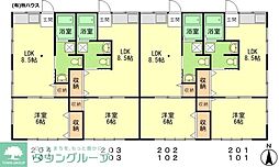 ハイムヒロ 1LDKの間取図画像