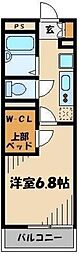 レオパレスTAKA 1Kの間取図画像
