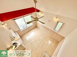 JR武蔵野線 吉川美南駅 徒歩10分の賃貸アパート 2階1LDKのリビング/ダイニング