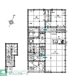 草加市瀬崎5丁目アパート 2LDKの間取図画像
