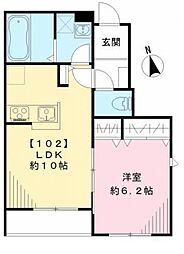 コンフィアンサ　ｃｏｎｆｉａｎｚａ 1階1LDKの間取り