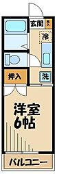 マイロフト 1Kの間取図画像