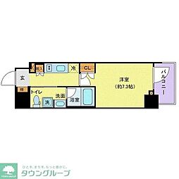 ステージグランデ八王子3 1Kの間取図画像